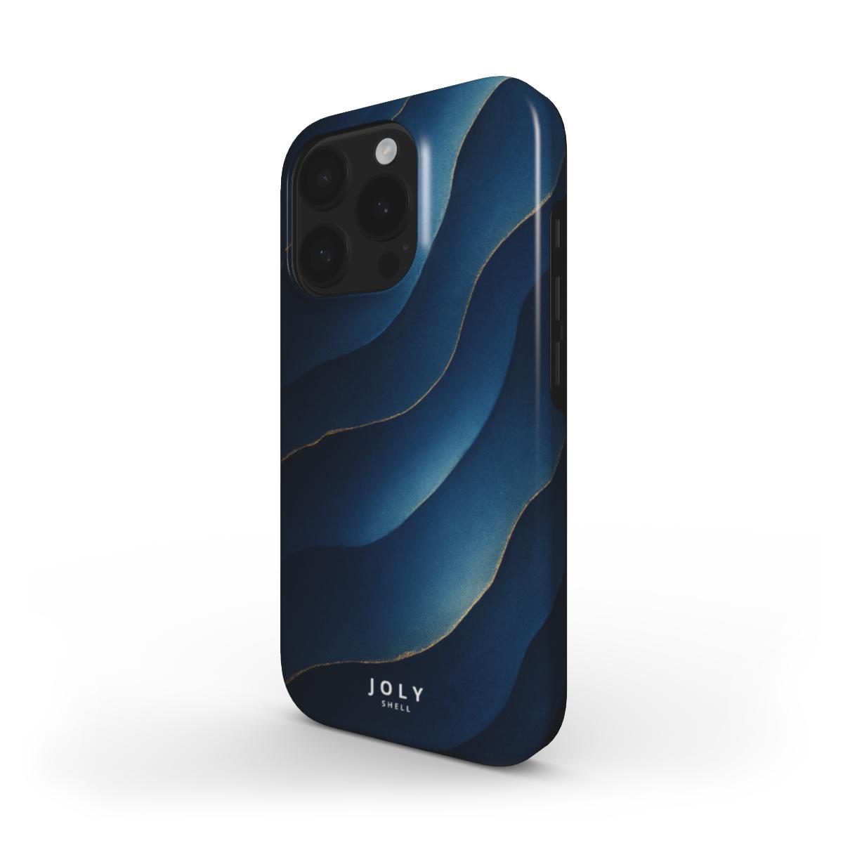 Golden Midnight Waves - Coque renforcée MagSafe